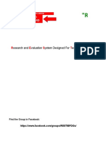 IPCRF of Teachers I-III: "Restie F DG'S Output/Report in Preparing Template