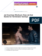 Jai Courtney Workout - How Jai Got Swole For Terminator - Genisys