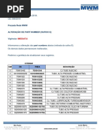 CE 089 2019 - Alteração de Part Number (Sufixo E)