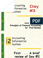 Accounting Information System: Uaa - Acct 201 Principles of Financial Accounting Dr. Fred Barbee