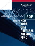 NYC Cultural Agenda Fund