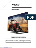 50" FHD Digital LED TV: Instruction Manual