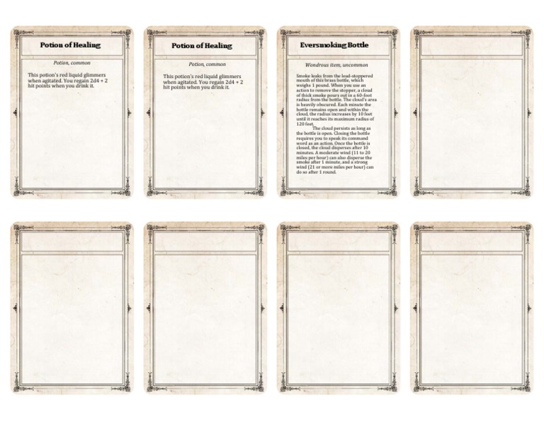 Basilisk Cult Treasure Cards PDF Beverages Nature