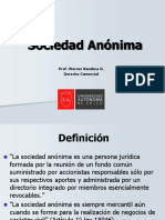 Definición y elementos de la sociedad anónima