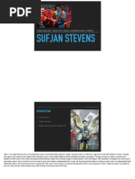 Music Presentation - Sufjan Stevens PDF