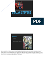 Music Presentation - Sufjan Stevens PDF