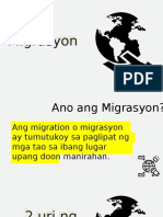 Migrasyon - Report