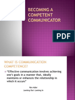 CMST 250 Communication Competence Lecture Slides