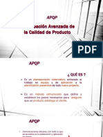 APQP: Planeación avanzada de calidad de producto