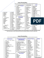 Activities For Lesson Planning