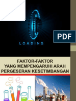 Faktor-Faktor Kesetimbangan Kimia