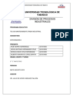 Universidad Tecnológica de Tabasco: División de Procesos Industriales