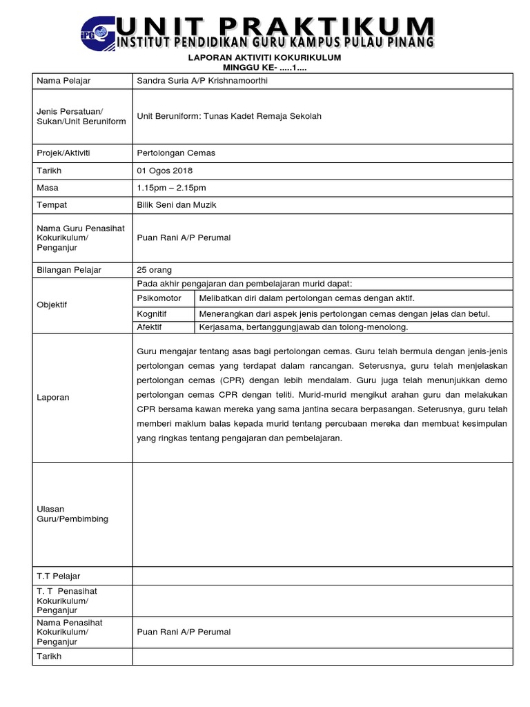 Laporan Tkrs M1 Pdf
