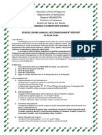 ManaileSDRRM Annual Accomplishment Report2018 2019