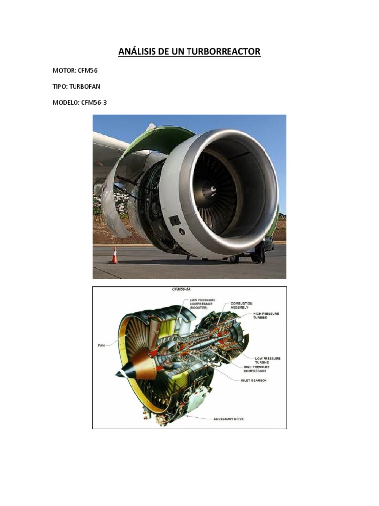 Analisis de Un Turboreactor | PDF | Motor de combustión interna ...