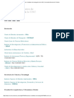 Centros e Institutos de Investigación de La UNC - Universidad Nacional de Córdoba