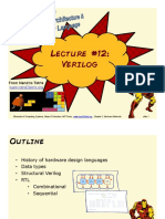 Lecture #12: Verilog: From Nand To Tetris