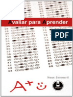 Resumo Avaliar para Aprender Neus Sanmarti