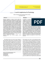 Epigenetics and Its Implications For Psychology. González-Pardo. 2013