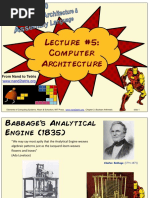 Lecture #5: Computer Architecture: From Nand To Tetris