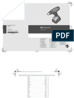 Manual Taladro Bosh Inalámbrico