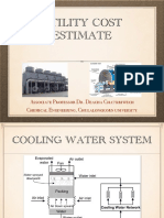 Utility Cost Estimate: Associate Professor Dr. Deacha Chatsiriwech Chemical Engineering, Chulalongkorn University