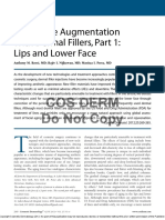 Soft Tissue Augmentation With Dermal Fillers, Part 1: Lips and Lower Face