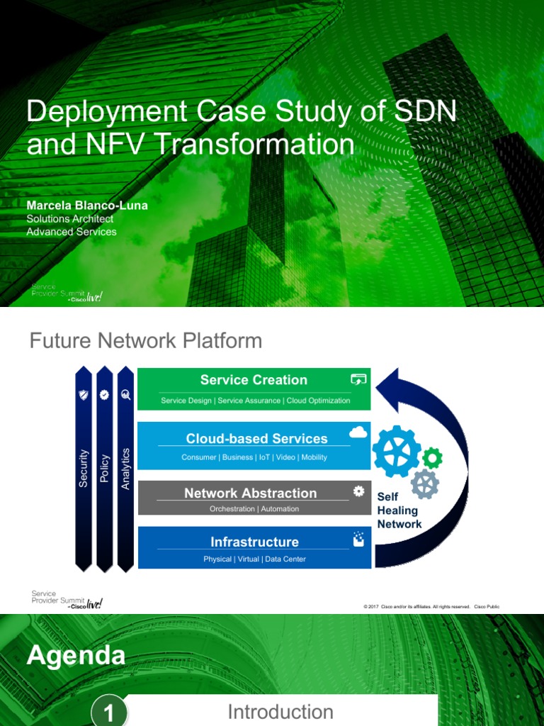 Deployment Case Study of SDN and NFV Transformation | PDF | Cisco ...