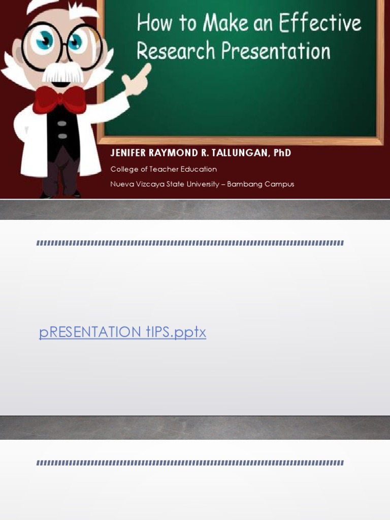 Presentation Tips | PDF | Cognition | Learning