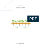 Aeroponic System: Biology Paper