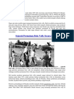 Sejarah Bola Volly Dimulai Sejak Tahun 1895 Oleh Seseorang Yang Bernama William B