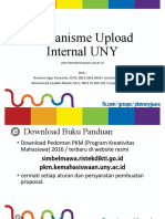 Mekanisme Upload PKM Internal UNY 2017