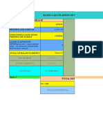 Ratio Calculation of Business Loan Leverage