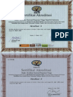 Sertifikat Akreditasi Ut 2011-2016