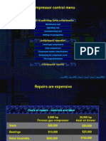 Compressor Control Menu: Cost of Operating Turbo Compressors