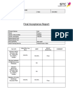 4G1 LTE Final Acceptance Summary Report - TMK265