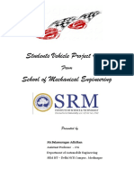 Students Vehicle Project Report School of Mechanical Engineering