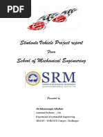 Students Vehicle Project Report School of Mechanical Engineering