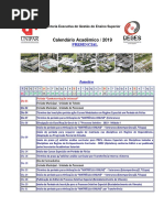 Calendar i o Academic o Presencia l 2019