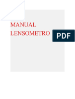 Manual para Lensometro 