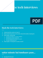Hack The Tech Interviews Short