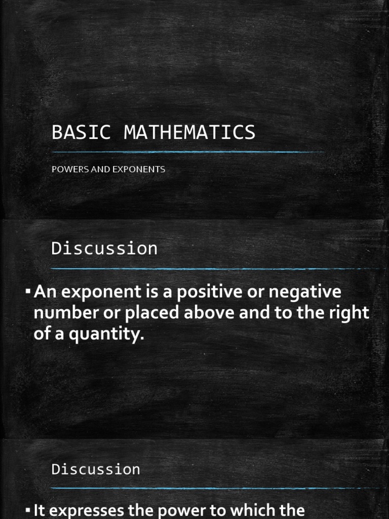 Understanding Powers and Exponents | PDF | Exponentiation | Numbers