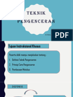 Teknik Pengenceran