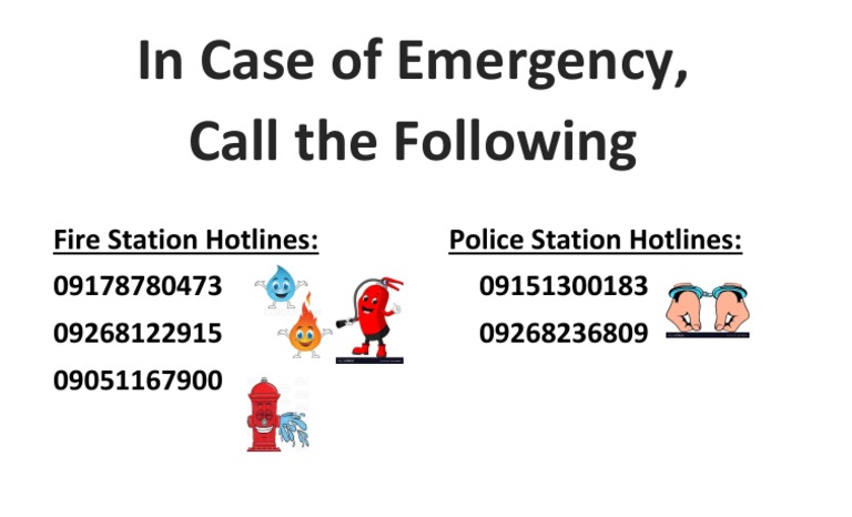 Emergency Contact Numbers | PDF | Finance & Money Management | Social ...