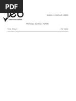 Download Physics Paper 1 Grade 11 Exemplar Paper 2007 by Teshar WhyAwire Solanki SN42042809 doc pdf