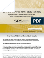 SRS Deal Terms Study
