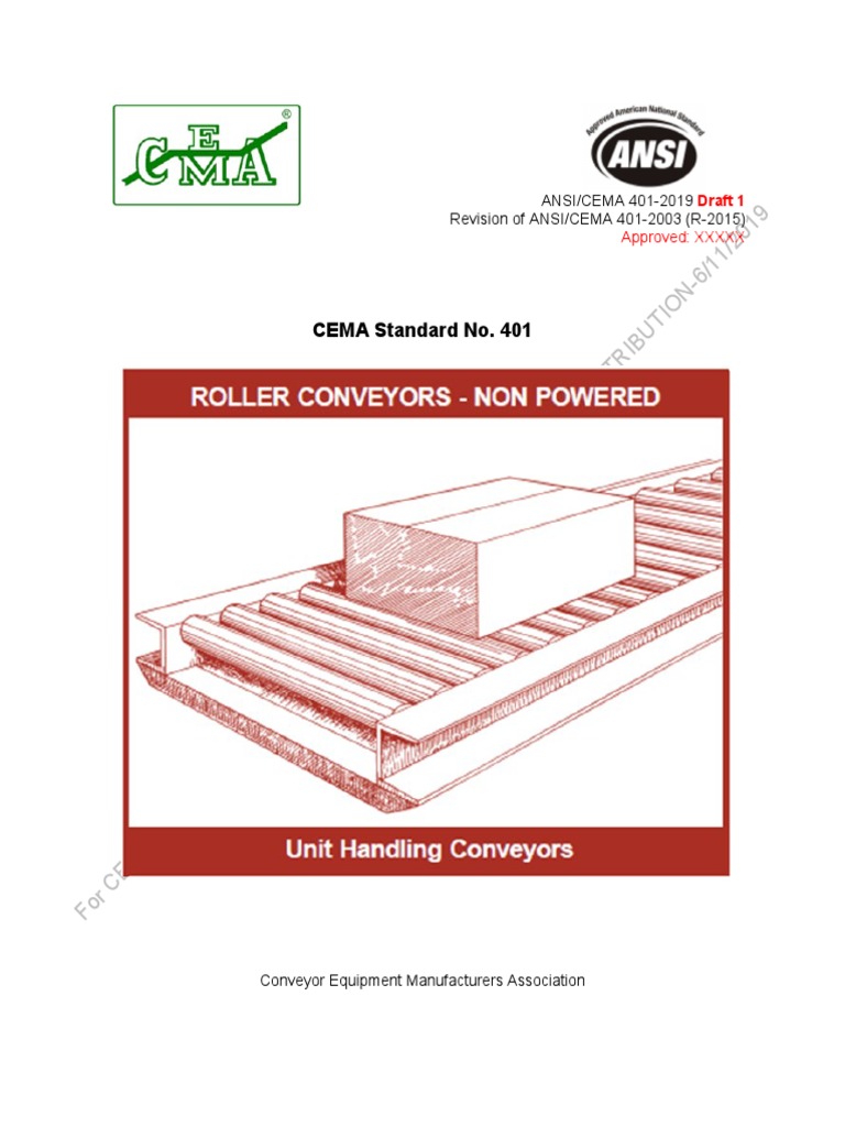 Ansi Cema 401 PDF | PDF | Bearing (Mechanical) | Mechanical Engineering