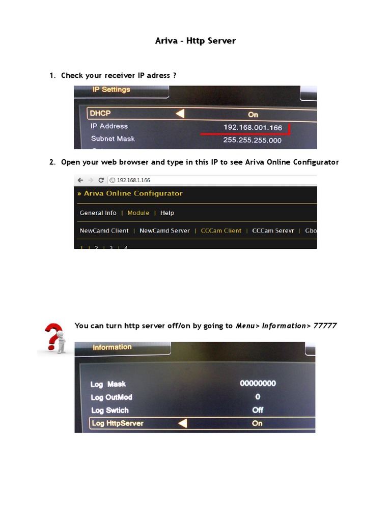 Ariva HTTP Server Configuration Guide | PDF | Hypertext Transfer ...