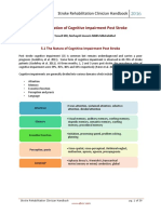 Rehabilitation of Cognitive Impairment Post Stroke