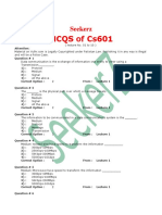 CS601 Mid Solved MegaFile MCQ's (1)